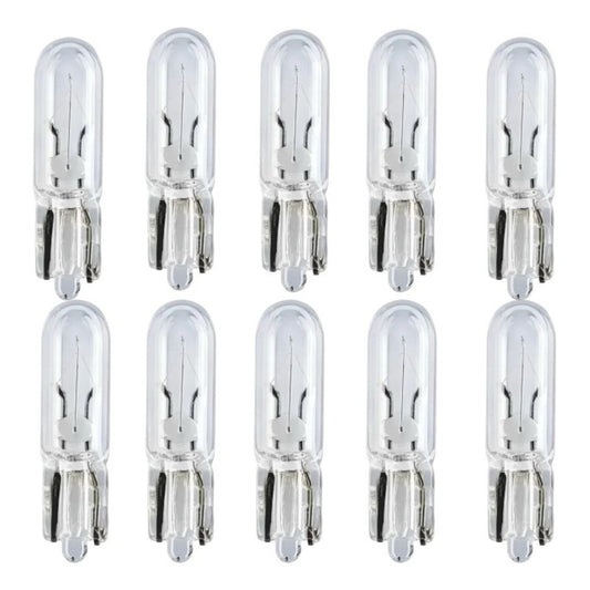 Pack X10 Ampolleta Halógena T5 24V 2W W2x4.6d Tipo Cola de Pescado Para Auto FSL