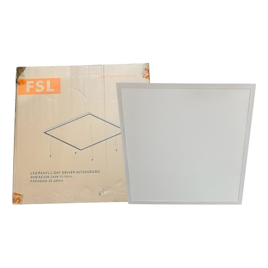 Pack x5 Panel LED Empotrado 40W 60x60 Luz Cálida 3000K – FSL