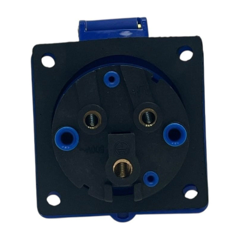 Enchufe Industrial Hembra Embutido FSL 2P+T 32A IP44 220-250V | Toma Alta Corriente Oculta