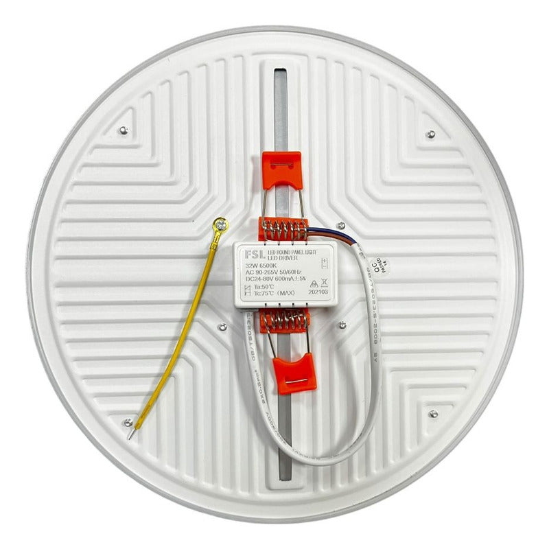 Panel Led Redondo Blanco Ajustable 32w Luz Fria(6500k) Fsl