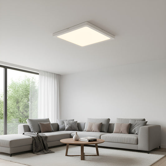 Panel LED Sobrepuesto Cuadrado 12W Luz Cálida o Fría (3000K–6500K) – FSL