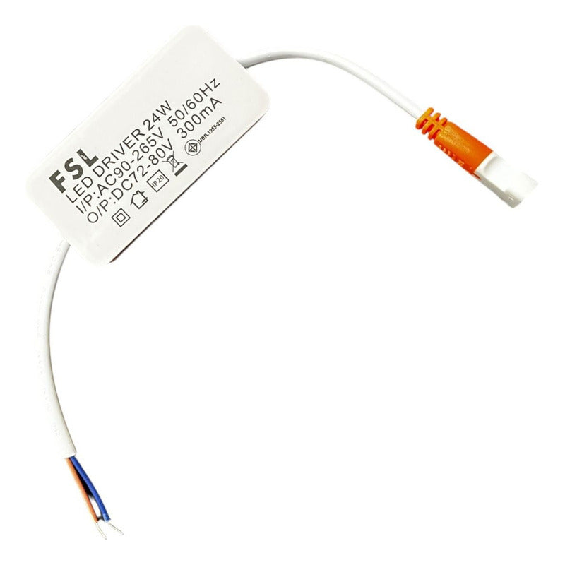 Panel LED Sobrepuesto Redondo 24W Luz Cálida Neutra o Fría – Blanco FSL