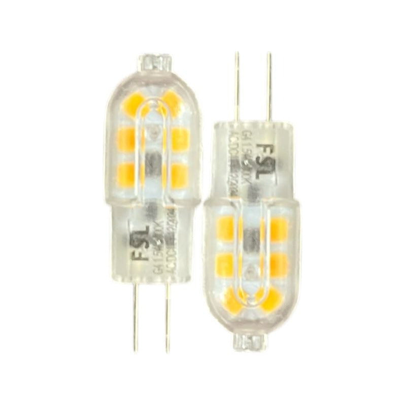 Ampolleta LED Bi-Pin G4 12V 1.5W 3000K/6500K FSL