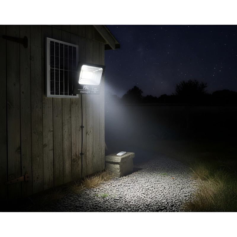Reflector LED Solar 100W IP65 con Panel – Luz Fría 6500K – FSL