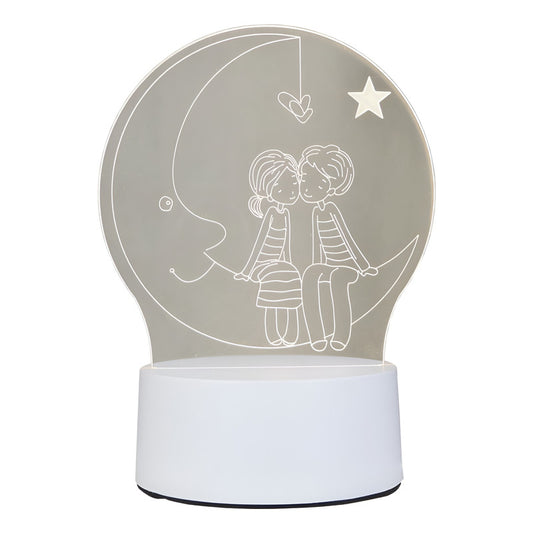 Lámpara de Mesa LED Decorativa 3D Diseños Variados USB 5V