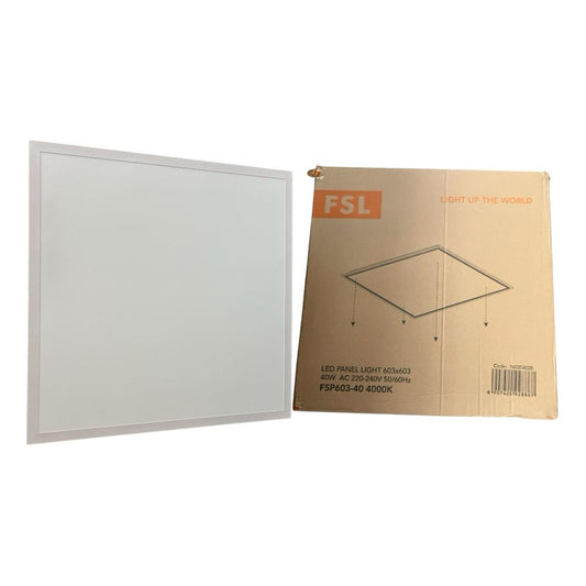 Pack x5 Panel LED Empotrado 40W 60x60 Luz Neutra 4000K – FSL