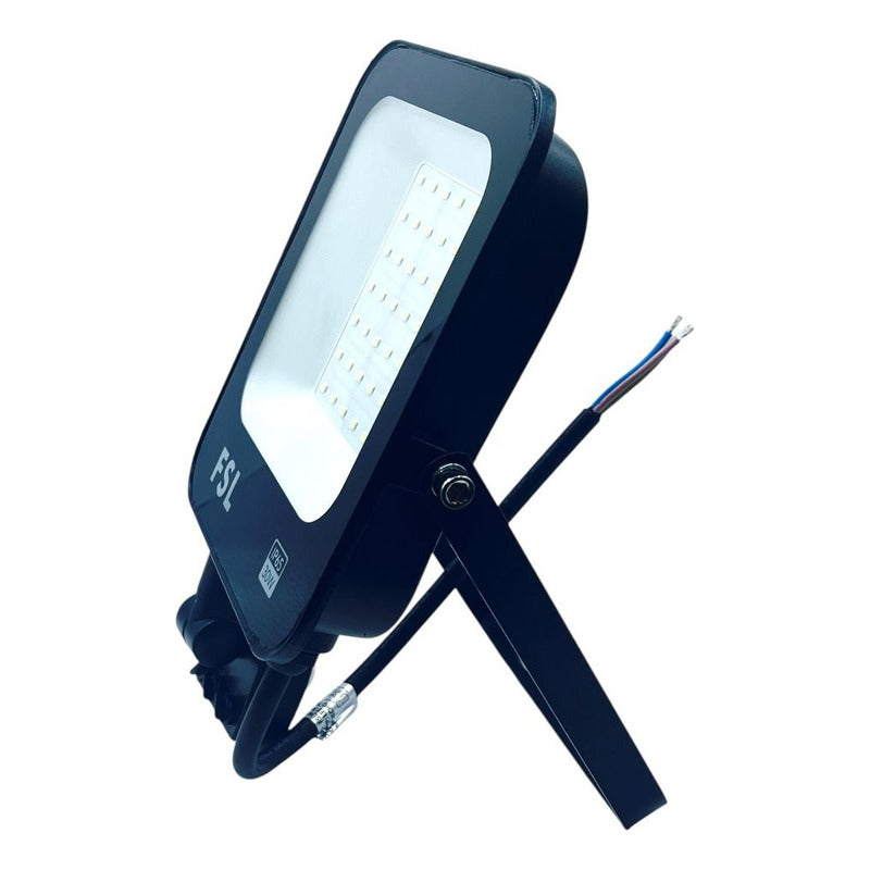 Reflector LED 30W IP65 con Sensor de Movimiento Luz Fría (6500K) Blanco – FSL