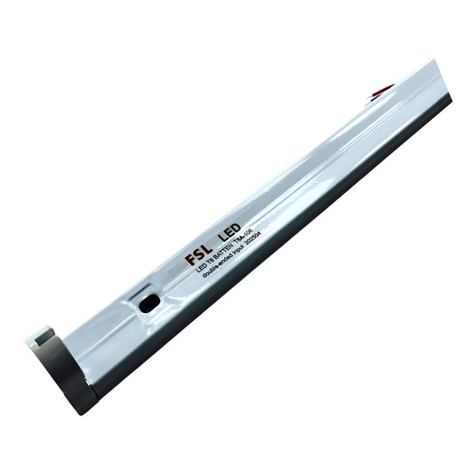 Base Canoa Simple Para Tubo LED T8 60cm 9W FSL 220V Soporte 1 Tubo Sin Balastro