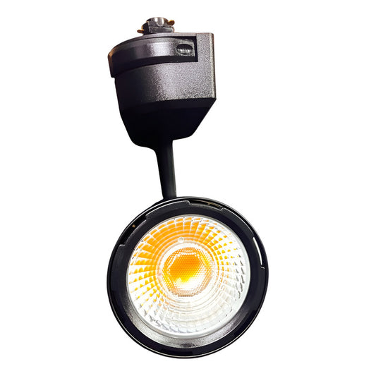 Foco Spot LED Riel Trifásico 35W Negro FSL Luz Cálida 3000K