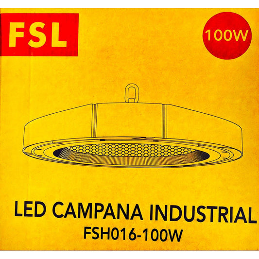 Campana Industrial Ufo Led 100w Ip65 Luz Fría (6500k) Fsl
