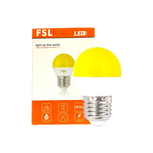Ampolleta Guirnalda Led Mini Bola G45 2w/e27 Luz Amarilla Fsl