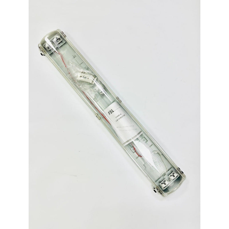 Equipo Estanco Hermético IP65 2x9W 60cm Para Tubos LED T8 FSL Gris (Sin Tubo LED)