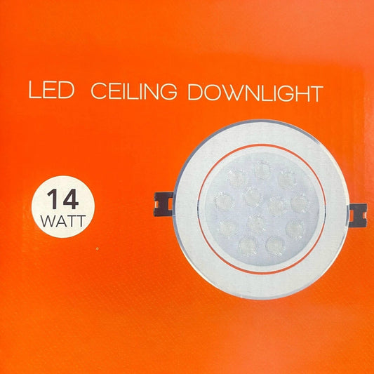 Pack x2 Focos LED 14W Embutidos Luz Cálida y Fría – Aplique Bajo Consumo FSL