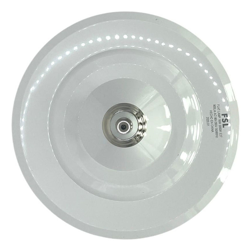 Ampolleta LED Flat 16W E27 FSL Luz Cálida 3000K / Fría 6500K Alta Potencia