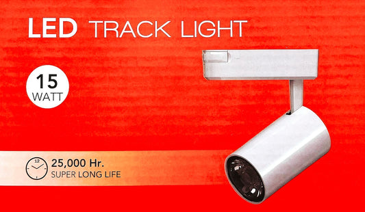 Foco Spot Riel Monofasico 15w Luz Neutra 4000k Blanco- Fsl