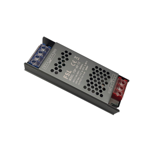 Transformador LED FSL 12V 60W para Cintas LED – Strip Light Driver DC12V 60W
