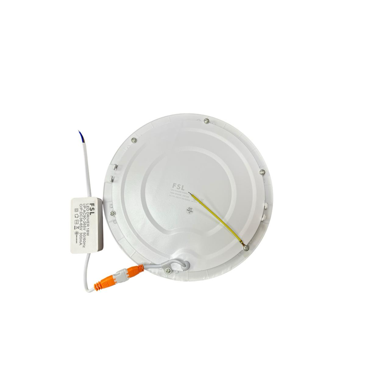 Panel LED 18W Embutido Redondo – Plafón Interior FSL