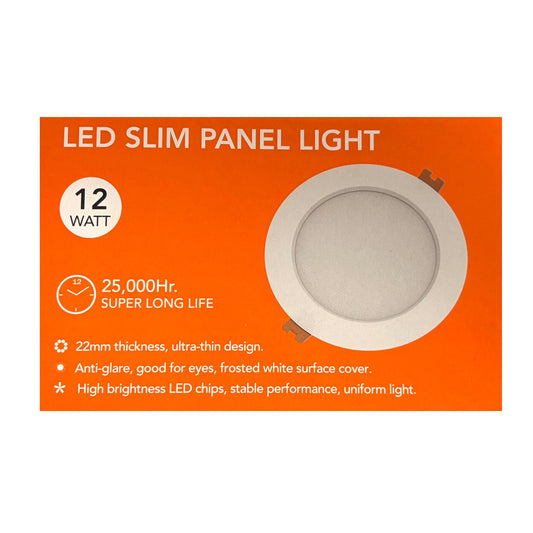 Panel LED Embutido FSL 12W 6500K Luz Blanca Fría Ø14,5 cm 220V