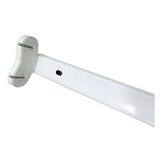 Base Canoa Doble Para Tubo LED T8 120cm 18W FSL 220V Soporte 2 Tubos Sin Balastro