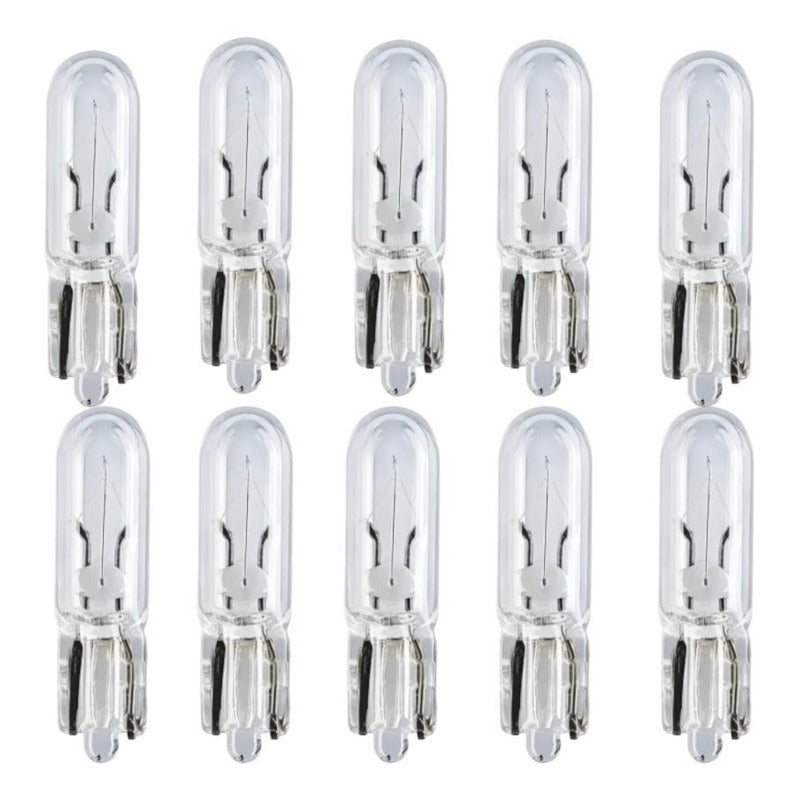 Pack X10 Ampolleta Halógena T5 24V 2W W2x4.6d Tipo Cola de Pescado Para Auto FSL