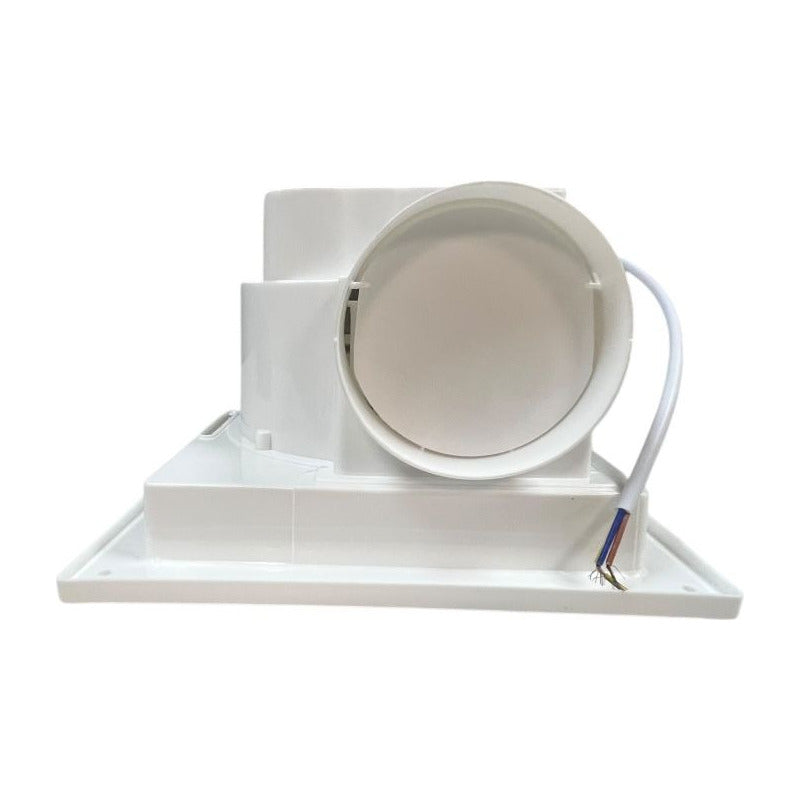 Ventilador Extractor Aire FSL 4" 30W 1300 RPM | Salida Lateral Baños Cocinas Blanco