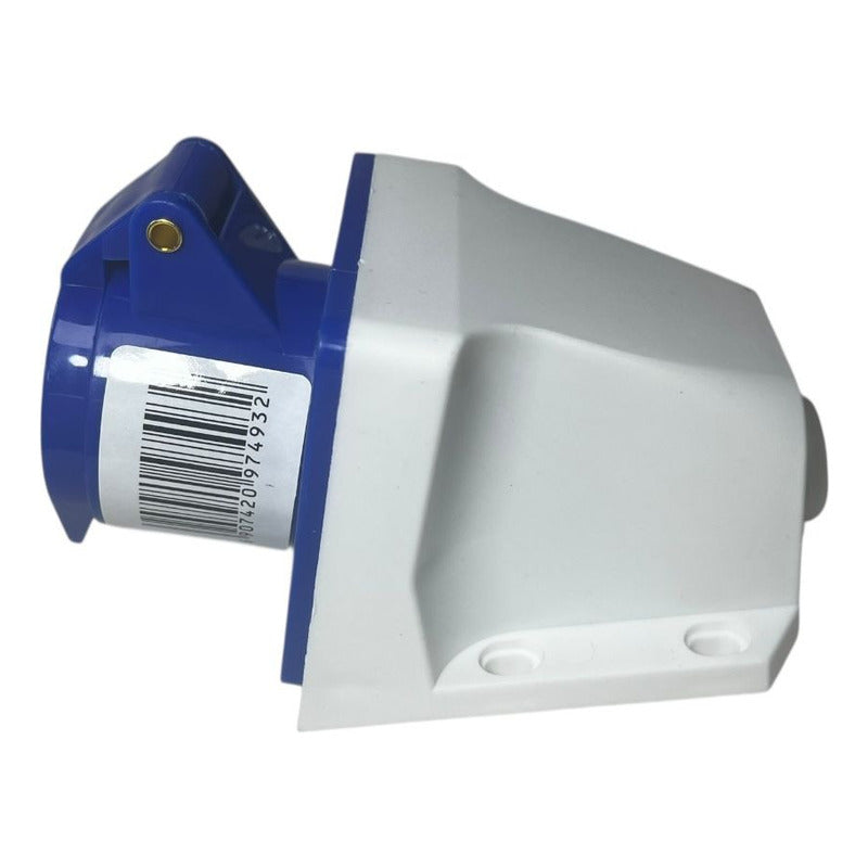 Enchufe Industrial Hembra Sobrepuesto FSL 2P+T 16A IP44 220-250V | Toma Exterior Robusta