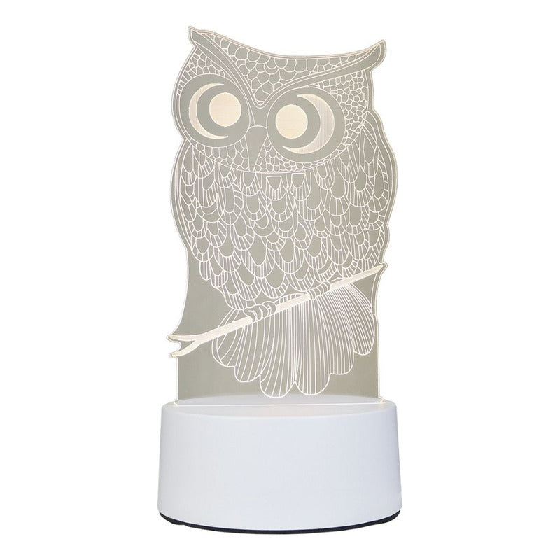 Lámpara de Mesa LED Decorativa 3D Diseños Variados USB 5V