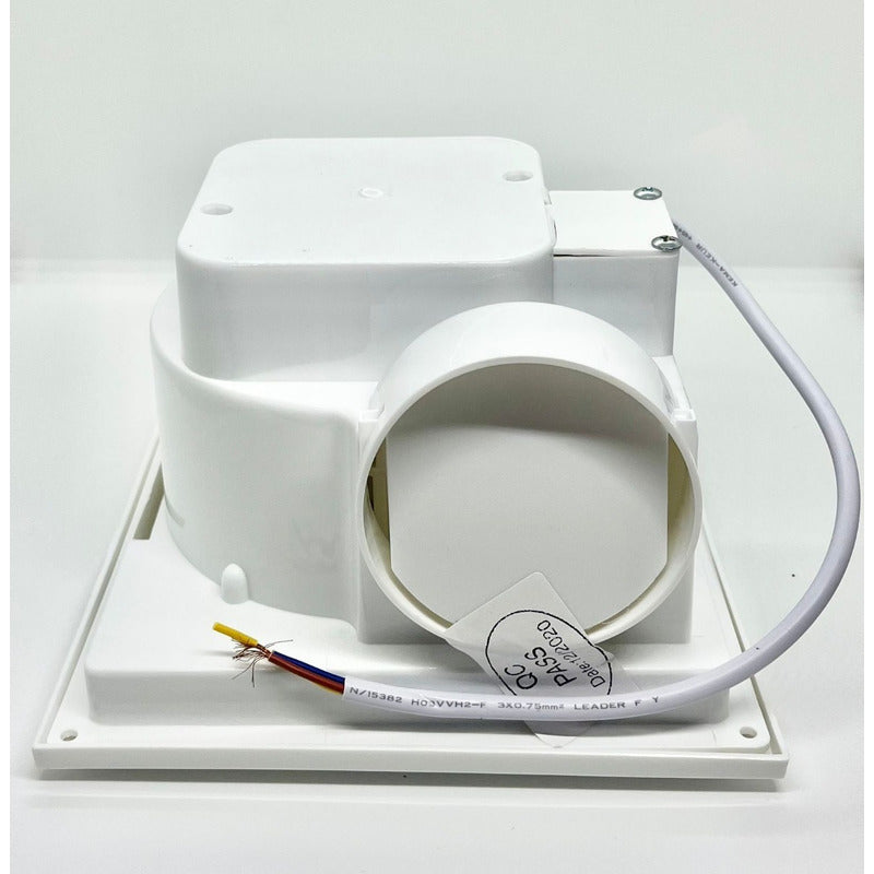 Ventilador Extractor Aire FSL 90mm 25W 1300 RPM |Salida Lateral Baños Cocinas Silencioso Blanco
