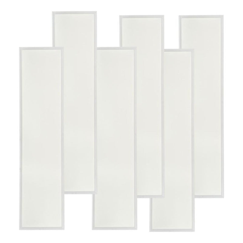 Pack x6 Panel LED 40W 30x120 Integrado FSL –  Luz Cálida 3000K / Luz Fría 6500K