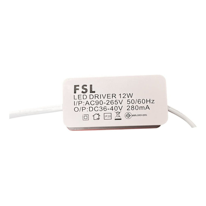 Panel LED Sobrepuesto Cuadrado 12W Luz Cálida o Fría (3000K–6500K) – FSL