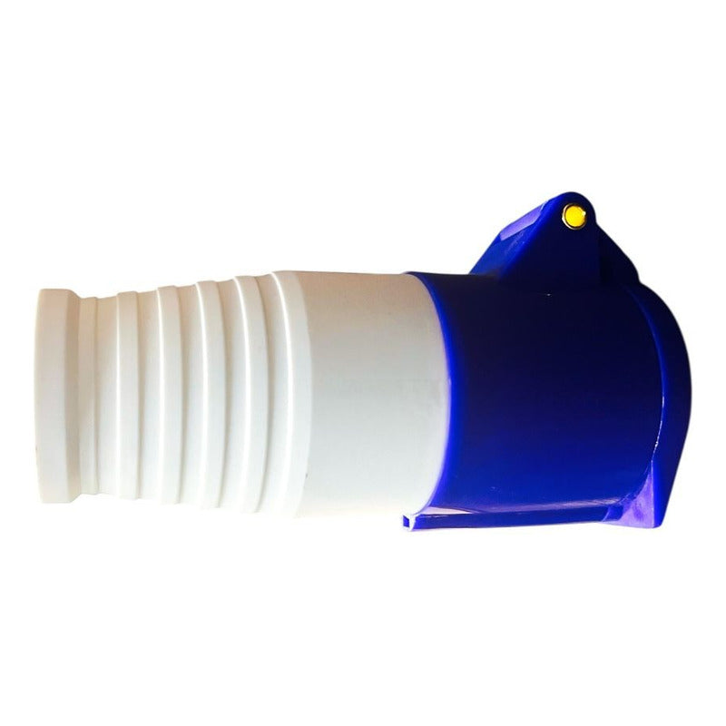 Enchufe Industrial Hembra Volante 2P+T 16A IP44 220-250V | Conector Robusto para Uso Industrial