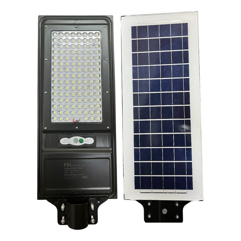 Luminaria Pública Led Solar 120w Luz Fría (6500k) Fsl