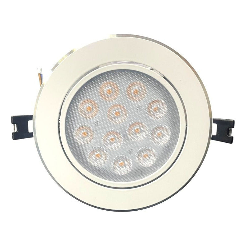 Pack x2 Focos LED 14W Embutidos Luz Cálida y Fría – Aplique Bajo Consumo FSL