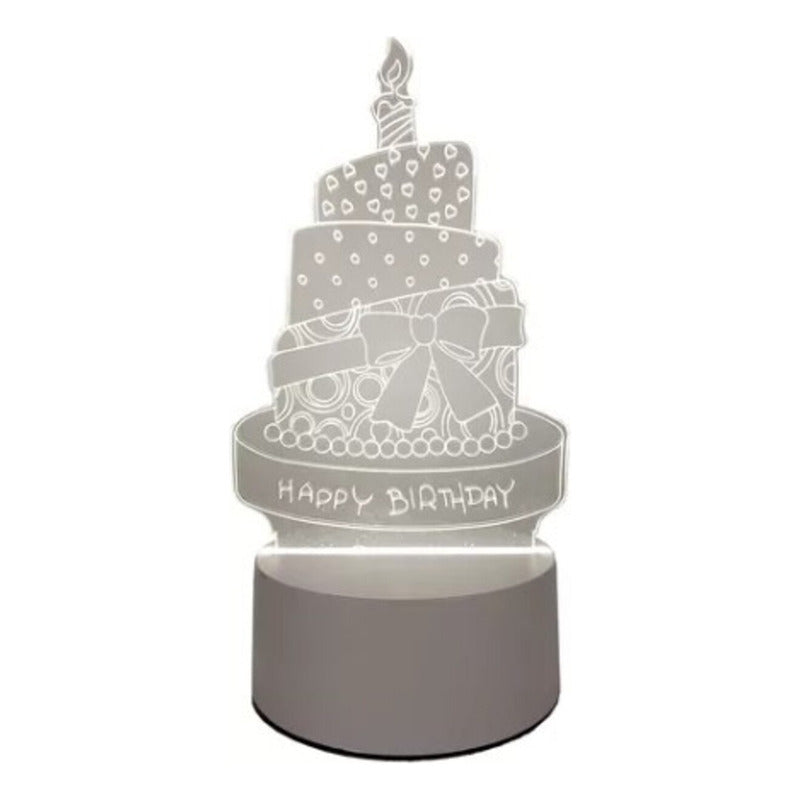 Lámpara 3D Decorativa LED – Diseño Moderno para Interiores