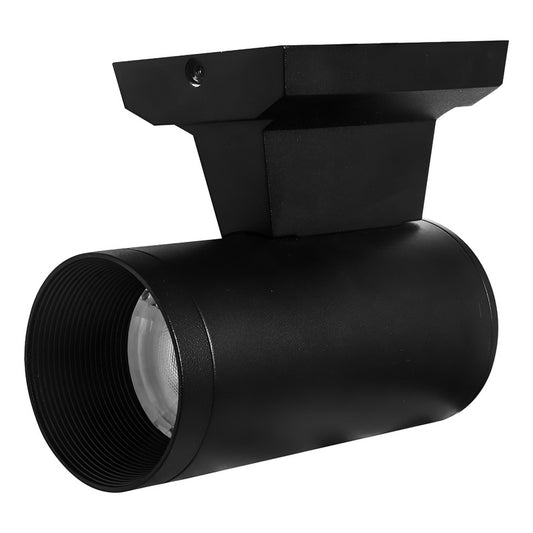 Foco LED Sobrepuesto Pared COB 18w Luz Cálida 3000k- Negro Fsl