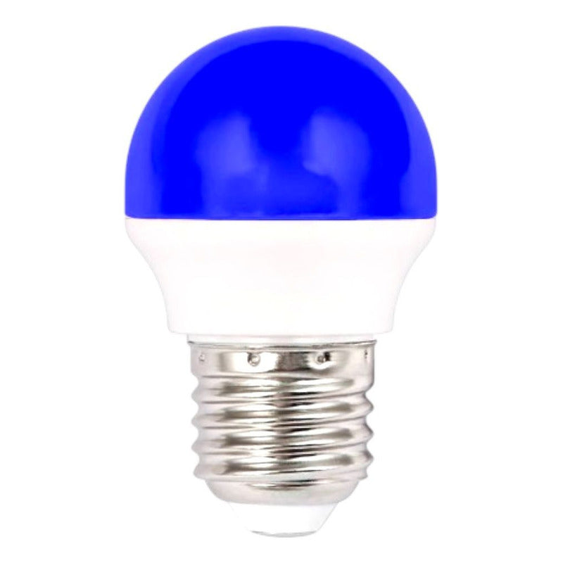Pack x10 Ampolletas LED Guirnalda G45 2W E27 Colores Festivos FSL