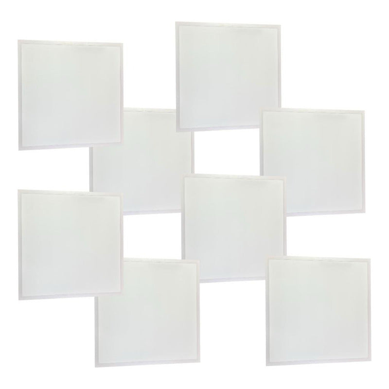 Pack x8 Panel LED Sobrepuesto 40W 60x60 6500K Cuadrado FSL