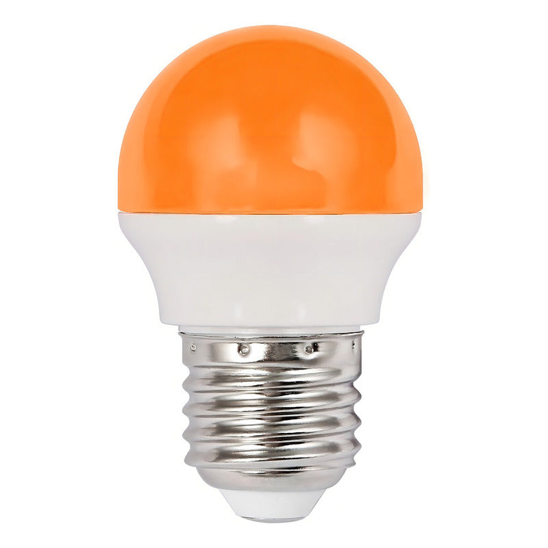 Ampolleta Guirnalda Led Mini Bola G45 2w/e27 Luz Naranja Fsl