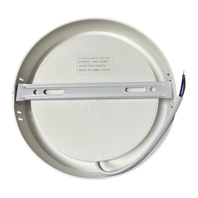 Panel LED Sobrepuesto Redondo 15W Blanco Luz Fría – FSL Ip20
