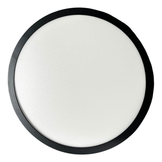 Panel LED Sobrepuesto Redondo 24W Negro – Luz Fría 6500K – FSL