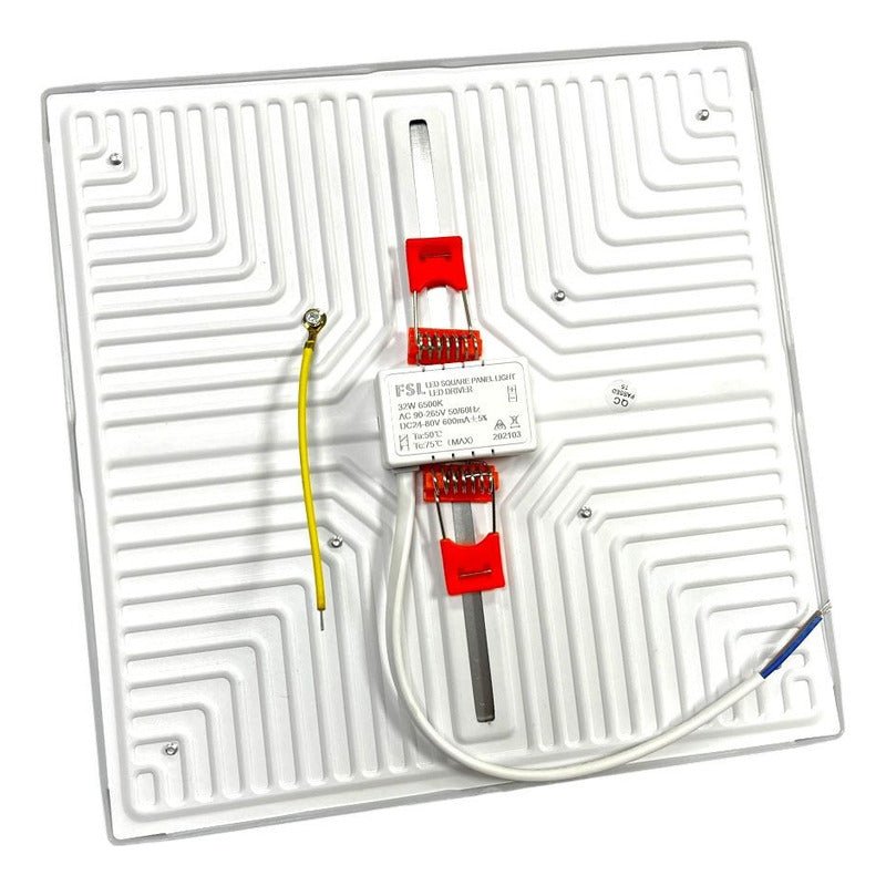 Panel LED Cuadrado Ajustable 32W Luz Fría 6500K – FSL