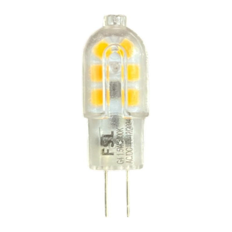 Ampolleta LED Bi-Pin G4 12V 1.5W 3000K/6500K FSL