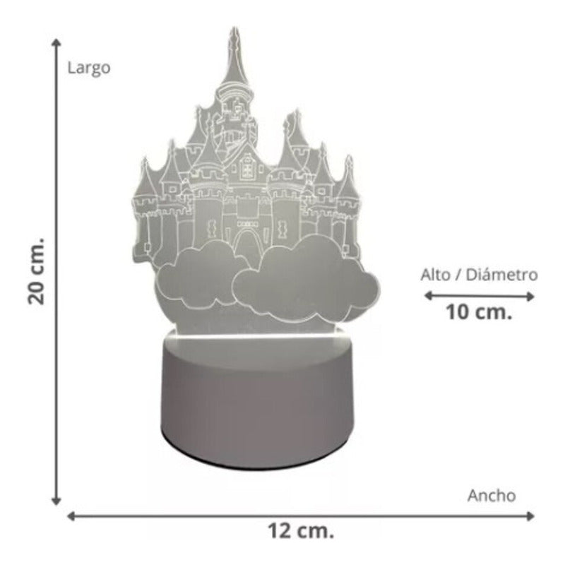 Lámpara 3D Decorativa LED – Diseño Moderno para Interiores