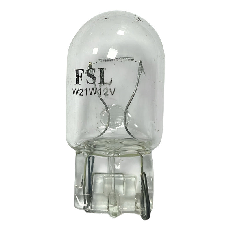 Pack X10 Ampolleta T20 21W 12V W3x16d 1 Contacto Transparente FSL