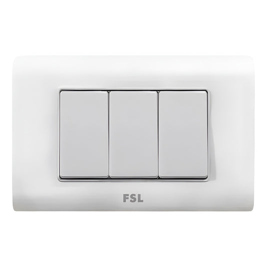 Pack X10 Interruptor Triple 9/32 16A 250V FSL Certificación SEC