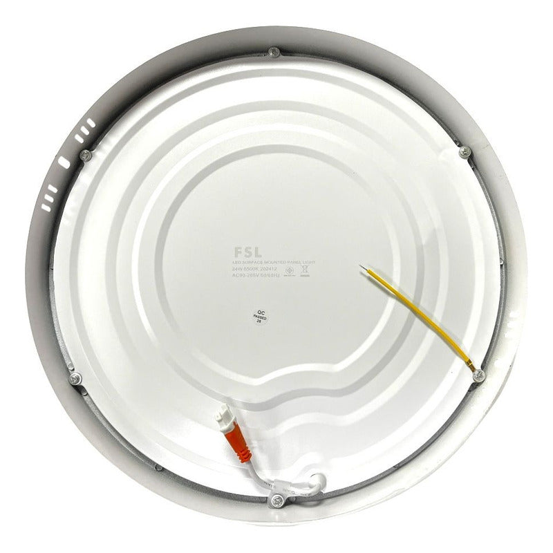 Panel LED Sobrepuesto Redondo 24W Luz Cálida Neutra o  Fría – Blanco FSL