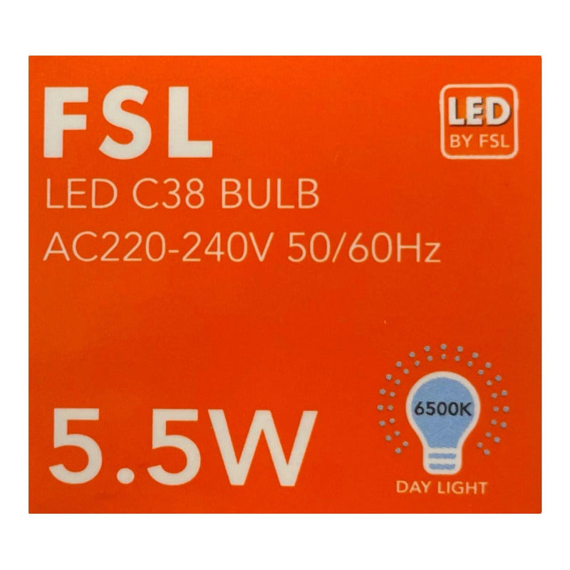 Ampolleta LED Tipo Vela Empavonada 5W Base E27 Luz Cálida / Luz Fría – FSL
