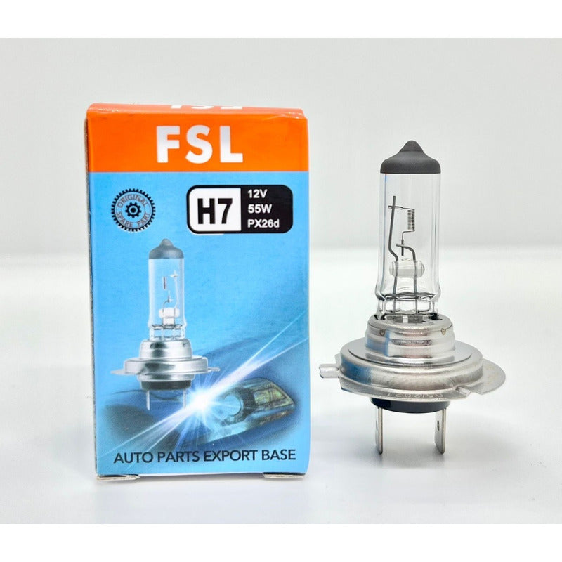 Pack X10 Ampolleta Halógeno H7/12v55wpx26d Para Auto Fsl