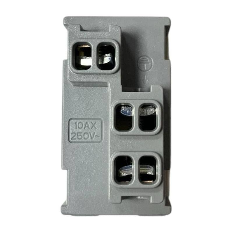 Módulo Tomacorriente FSL F8B-G163 10A 250V Blanco 2P+T | Panel Modular Enchufe