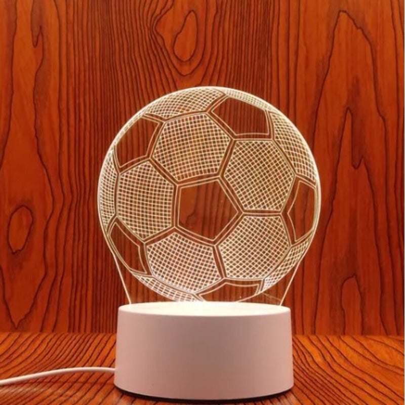 Lámpara 3D Decorativa LED – Diseño Moderno para Interiores